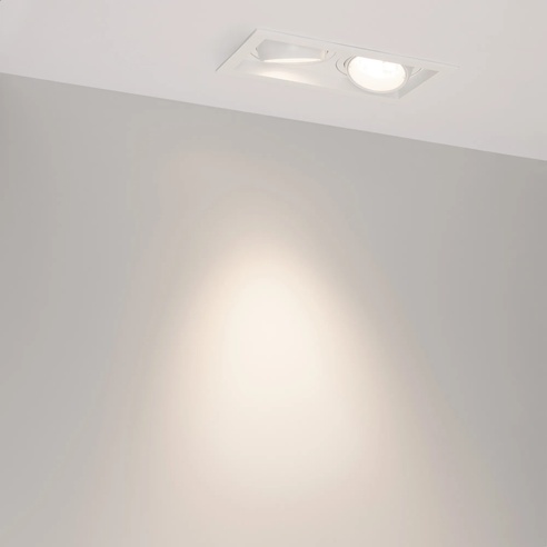 Светильник MS-VORTEX-BUILT-S210x117-2x20W Day4000 (WH-WH, 40 deg, 230V) (Arlight, IP20 Металл, 5 лет)