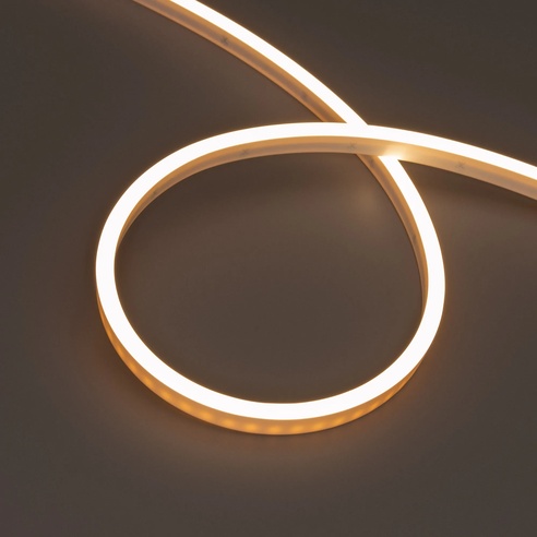 Лента герметичная WAVE-SIDE-PU-A120-06x12mm 24V Warm3000 (8 W/m, IP68, 1m, wire x1) (Arlight, Вывод боковой, 3 года)