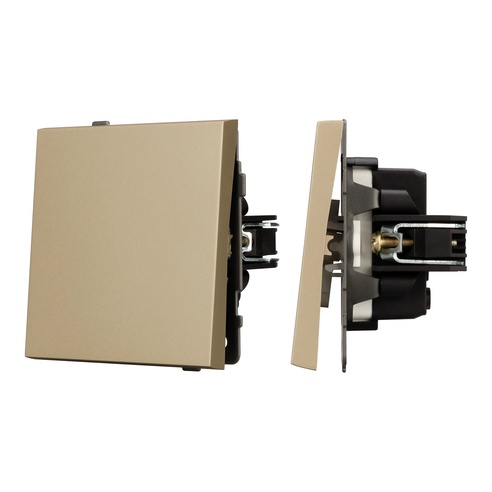 Механизм звонкового выключателя SWT-TENDO-MKR1-SFPL-GD (230V, 10A) (Arlight, -)