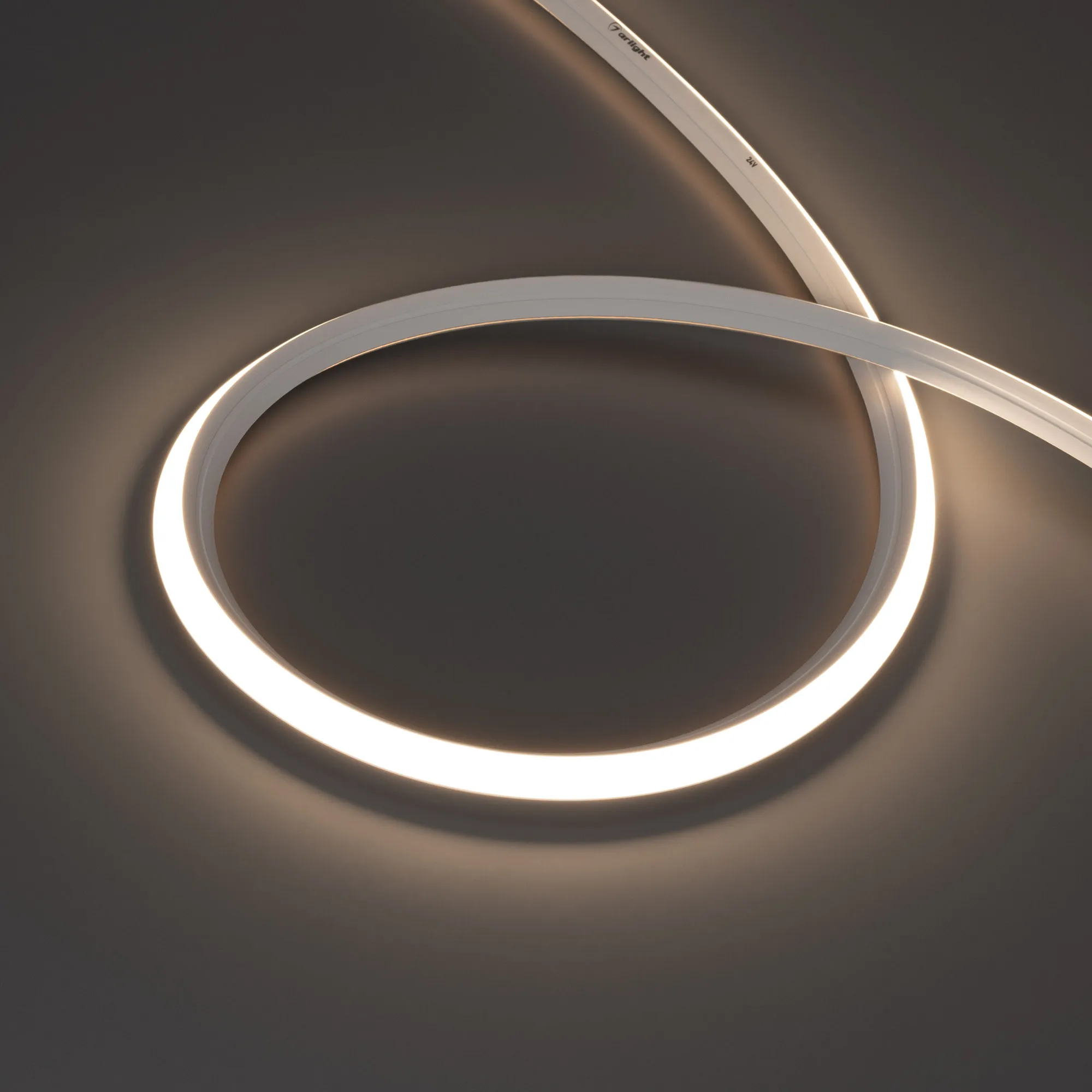 Лента герметичная MOONLIGHT-3D-X544-10x10mm 24V Day4000 (8 W/m, IP67, 5m, wire x1) (Arlight, Вывод боковой, 5 лет) - изображение товара