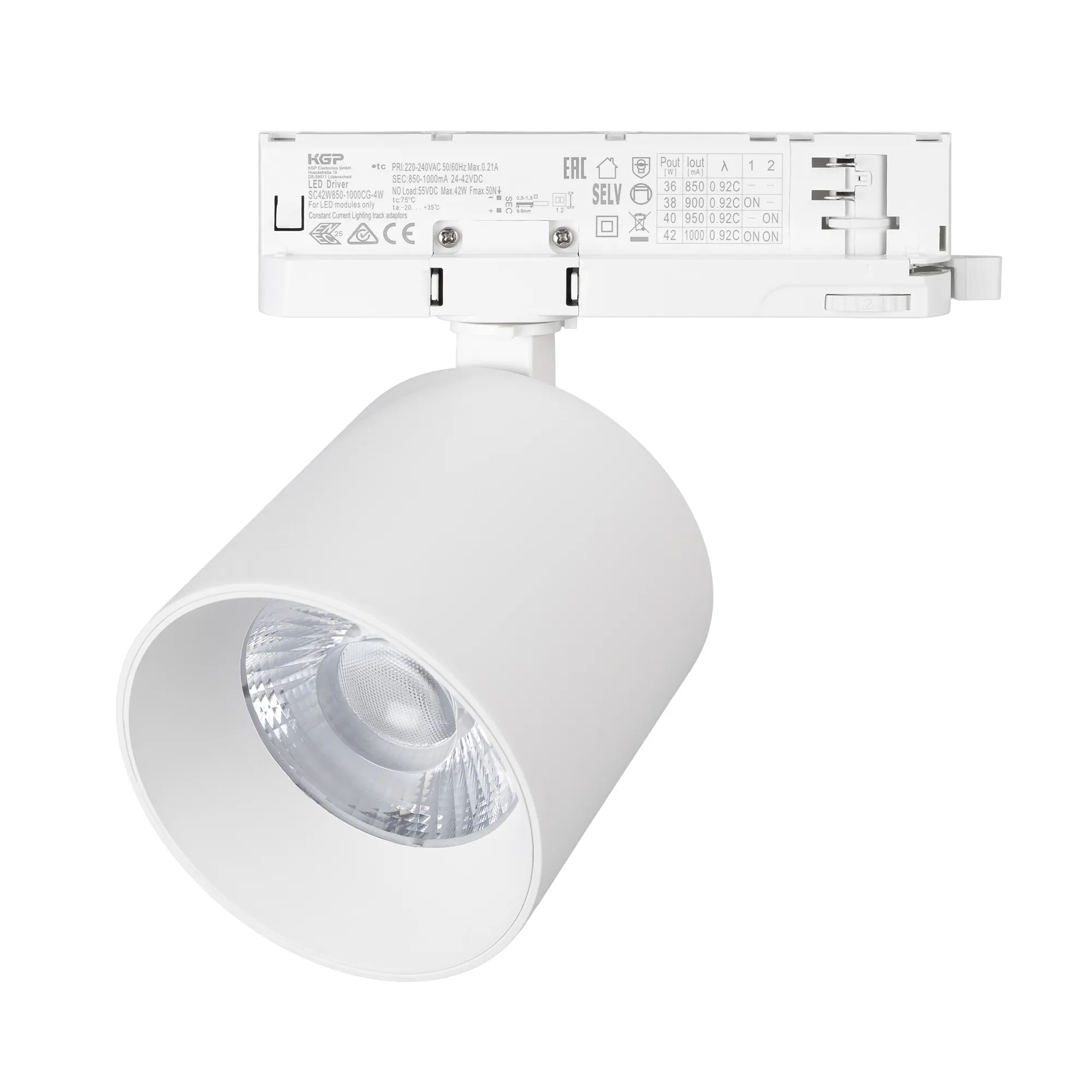 Светильник LGD-DYKE-4TR-R100-36W Day4000 (WH, 38 deg, 230V, DALI) (Arlight, IP20 Металл, 5 лет) - изображение товара