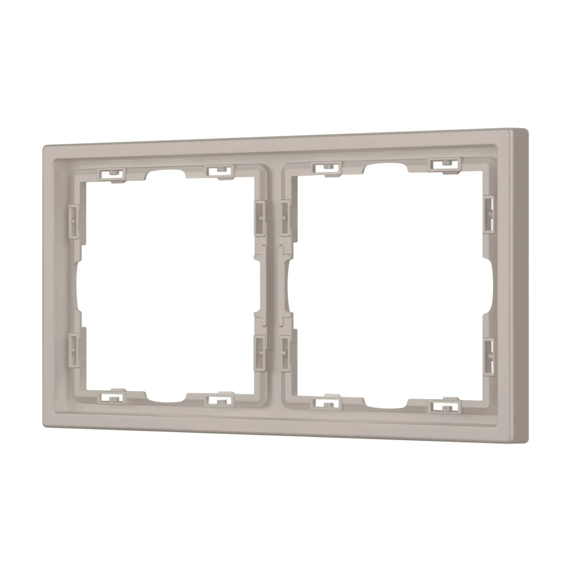 Рамка пластиковая FRM-NOBE-SFPL-2-CA (Arlight, Кашемир) - изображение товара