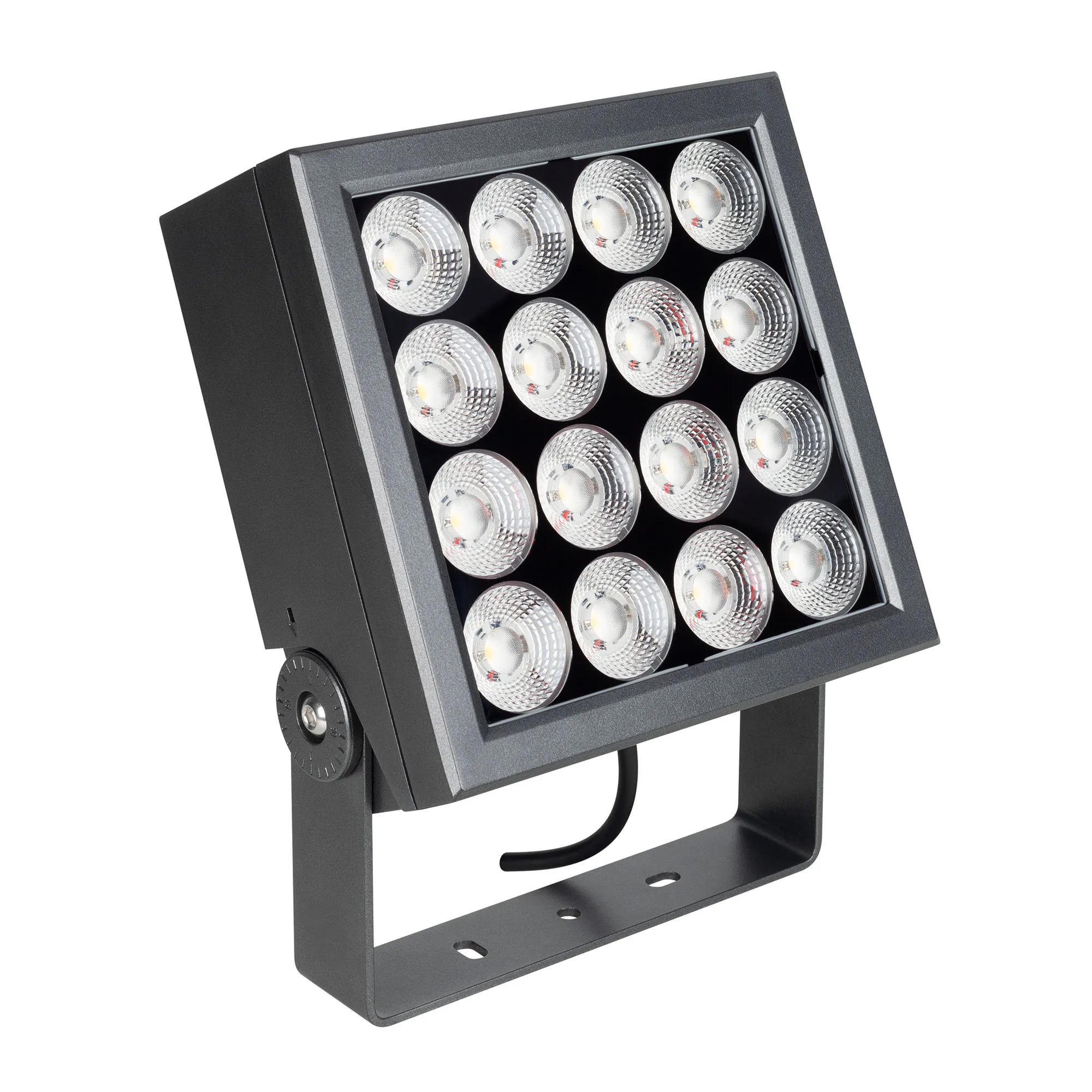 Светильник ALT-BLOCK-S220x220-50W Warm3000 (GR, 15 deg, 230V) (Arlight, IP66 Металл, 3 года)